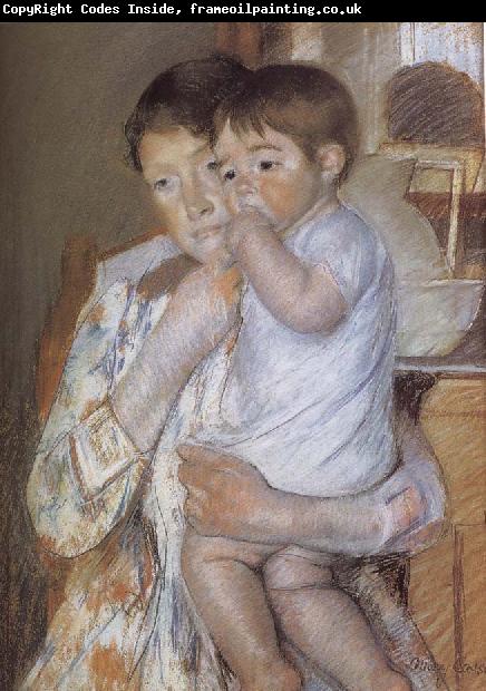 Mary Cassatt Child  in mother-s arm